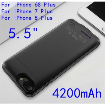 For iPhone 6 6S 7 8 Plus 3000/4200mAh magnetic Battery Charger Case Backup External Power Bank Charging Back Cover cases capa