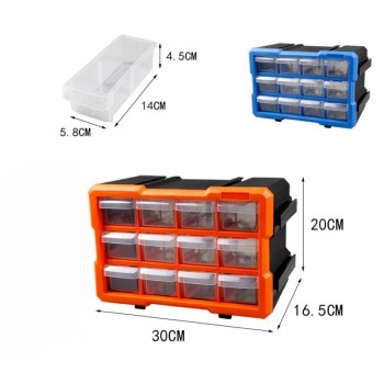 tool case Wall-mounted Parts box tool box Classification of ark Multi-grid drawer type Building blocks case Screw Component box