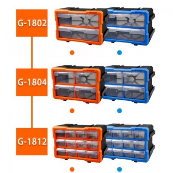 tool case Wall-mounted Parts box tool box Classification of ark Multi-grid drawer type Building blocks case Screw Component box