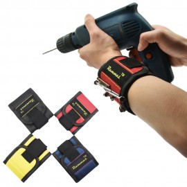 1pcs Magnetic Magnet Wristband Electrcian Pocket Wrist Support Tool Bag Hand Bracelet Pouch Bag Screws Drill Holder Toolkit