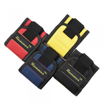 1pcs Magnetic Magnet Wristband Electrcian Pocket Wrist Support Tool Bag Hand Bracelet Pouch Bag Screws Drill Holder Toolkit
