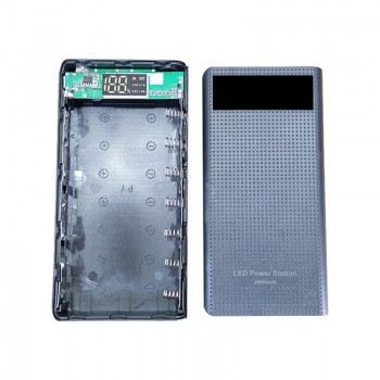 Bakeey Type C 7x18650 DIY Power Bank Box Kit Dual USB DIY Battery Charging Case Fast charger Cover for Samsung Xiaomi 8 huawei
