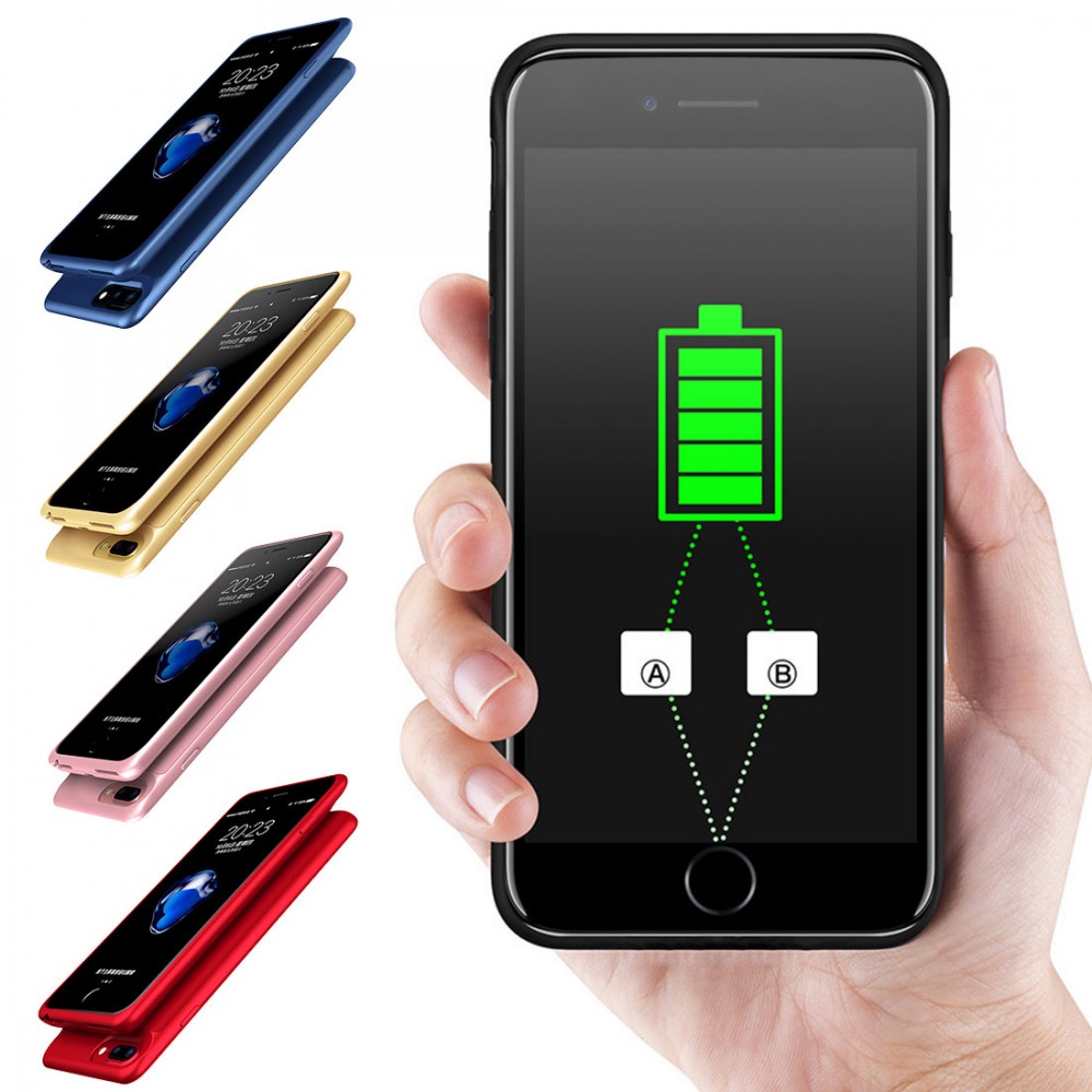 Battery Case For iPhone 6 6s 7 8 2500/3700mAh Power Bank Charging Case For iPhone 6 6s 7 8 Plus Battery Charger Case