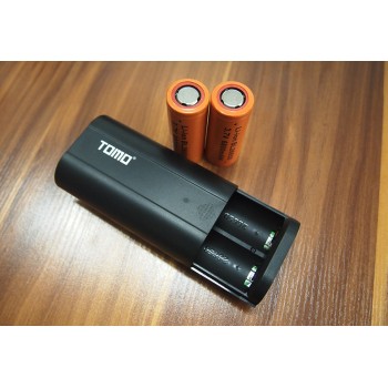 TOMO D2 Smart Power Charger 5V 2A Power Bank Case 2 X 26650 Li-ion Battery Portable DIY Powerbank Box Charger For 26650 Battery