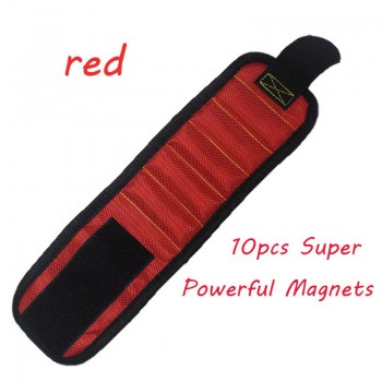 1680D Oxford Cloth Magnetic Wristband Portable Tool Bag With Built-in Strong Magnets for Holding Screws Nails Drill Bits A28