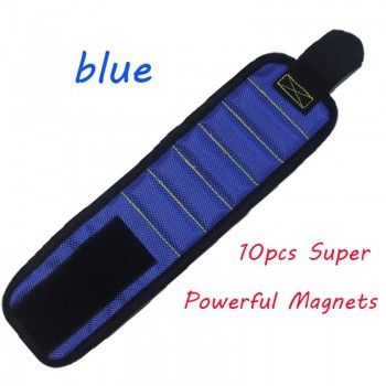 1680D Oxford Cloth Magnetic Wristband Portable Tool Bag With Built-in Strong Magnets for Holding Screws Nails Drill Bits A28