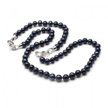 Real wedding black pearl jewelry set women,bridal 925 sterling silver bracelet ring bridal jewelry black pearl necklace sets