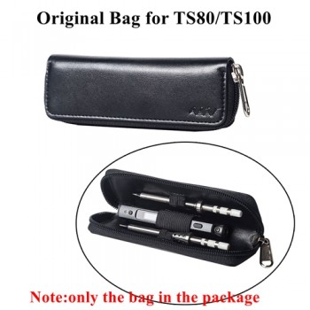 Original Portable Carry Case Small Zipper Tool Pouch Organizer Bag for TS100 TS80 Solder Iron ES120 ES121 Electric Screwdriver
