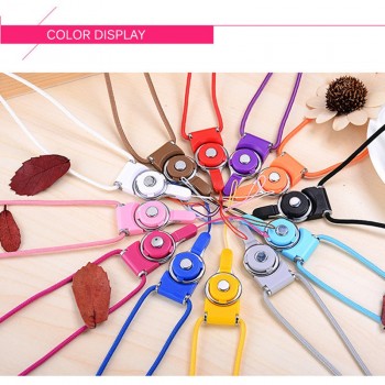 Multi-function Mobile Phone Straps Rope For iPhone Samsung Colourful Detachable Nylon Wire Lanyard Neck Strap Phone Decoration
