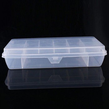 Hand Tool Storage Organize Case Plastic Tray Compartments Fishing Lure Tackle Box Two-Sided Storage Cases