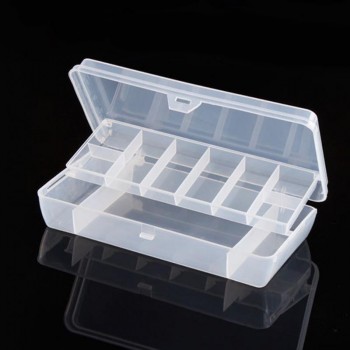 Hand Tool Storage Organize Case Plastic Tray Compartments Fishing Lure Tackle Box Two-Sided Storage Cases