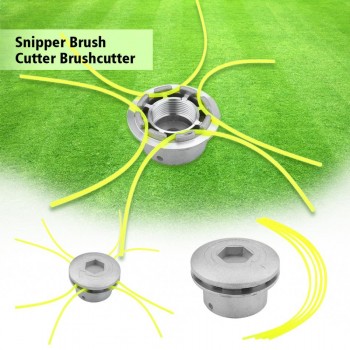 1 Pcs Universal Trimmer Head Aluminium Strimmer Head Trimmer Heads String Set Grass Brush Cutter Accessory