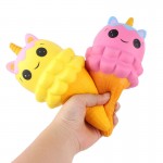 20CM Kawaii Cute Rainbow Horse Double-Head Bear Star Ice Cream Phone Straps Squeeze Slow Rising Jumbo Charms Squishy Toys Gift