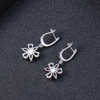 GEMS BALLET 4.16Ct Natural Red Garnet Gemstone Jewelry Set 925 Sterling Silver Earrings Ring Set For Women Fine Jewelry