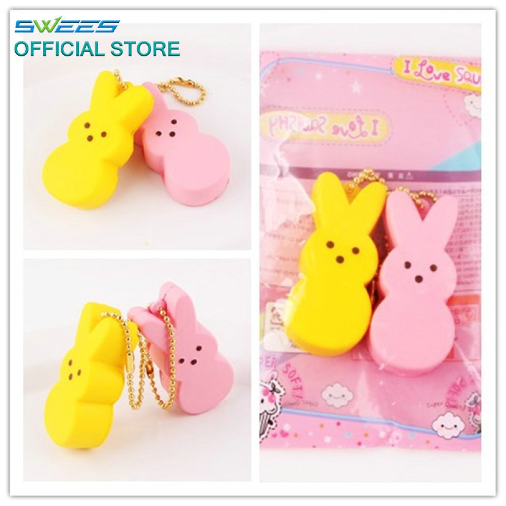 1Pcs Animal Kawaii Mini Squishy Bunny Rabbit Random Slow Rising Phone Straps Scented Squeeze Pinch Bread Cake Kid Toys Wholesale