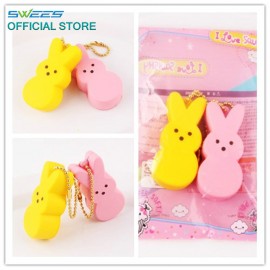 1Pcs Animal Kawaii Mini Squishy Bunny Rabbit Random Slow Rising Phone Straps Scented Squeeze Pinch Bread Cake Kid Toys Wholesale