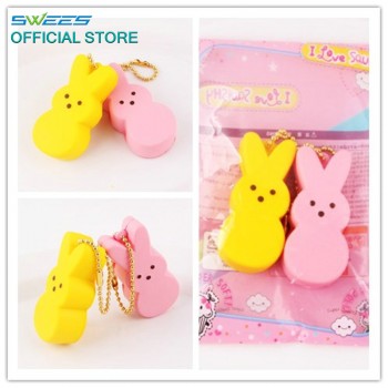 1Pcs Animal Kawaii Mini Squishy Bunny Rabbit Random Slow Rising Phone Straps Scented Squeeze Pinch Bread Cake Kid Toys Wholesale