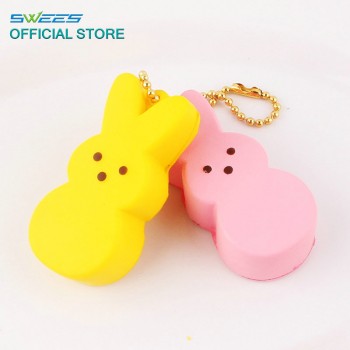 1Pcs Animal Kawaii Mini Squishy Bunny Rabbit Random Slow Rising Phone Straps Scented Squeeze Pinch Bread Cake Kid Toys Wholesale