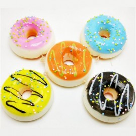 14CM Squishy Bread Donut Squishies Slow Rising Soft Squeeze Stuffed Squishy Toys Phone Decor Charms Mobile Phone Straps