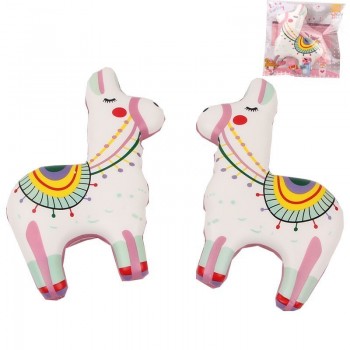 Colorful Little Horse Alpaca Squishy Slow Rising Jumbo Soft Squeeze Kawaii Cake Collection Squishies Toys Kids Gift Hot Sale