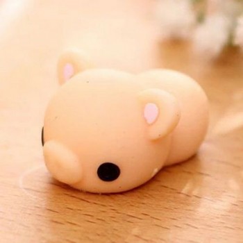 Kawaii Mini Animals Mochi Squeeze Stretchy Squishy Panda Chicken Duck Sheep Pig Rabbit Tiger Soft Phone Straps Kids Toy