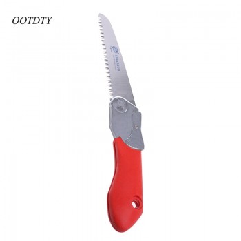OOTDTY Portable Trimming Hand Saw Folding Fruit Tree Pruning Garden Yard Tool 130mm