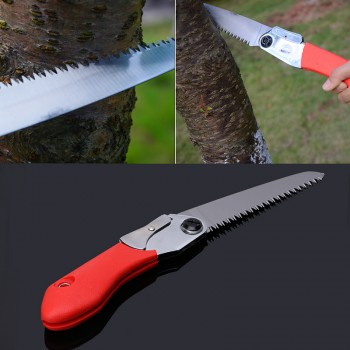 OOTDTY Portable Trimming Hand Saw Folding Fruit Tree Pruning Garden Yard Tool 130mm