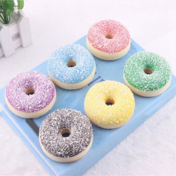 Kawaii donut Squishy Slow Rising Squeeze Phone Strap Charm Pendant Squishes collection soft Scented Kid Toy Gift collections
