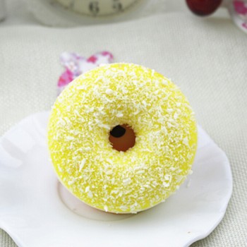 Kawaii donut Squishy Slow Rising Squeeze Phone Strap Charm Pendant Squishes collection soft Scented Kid Toy Gift collections