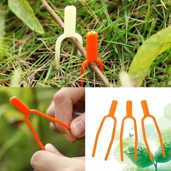 Garden tools 50pc Plastic Quality Plant Clips Stolons fixing fastening Fixture clamp strawberry fork Farming Clip