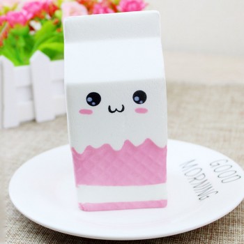 Etmakit Kawaii Squishy Cute Soft Charms Milk Bag Toy Slow Rising for Children Adults Relieves Stress Anxiety Cabinet Decor