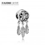 FAHMI 100% 925 Sterling Silver 1:1 Original SPIRITUAL DREAMCATCHER CHAR 797200 Beaded Fashion Womens Wedding Jewelry