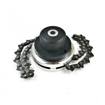 Universal 65Mn Trimmer Head Coil Chain Brush Cutter Garden Grass Trimmer Head Upgraded With Thickening chain For Lawn Mower