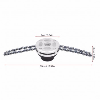 Universal 65Mn Trimmer Head Coil Chain Brush Cutter Garden Grass Trimmer Head Upgraded With Thickening chain For Lawn Mower