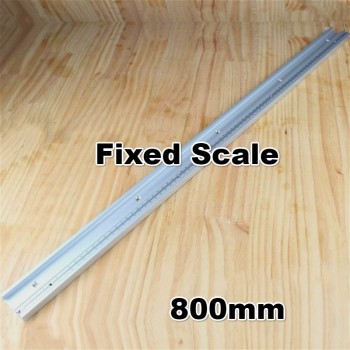 Aluminum Alloy T-Tracks with Scale and Miter Track Stop and T- Slot Miter Bar Track Router Table Saw Woodworking Workbench DIY