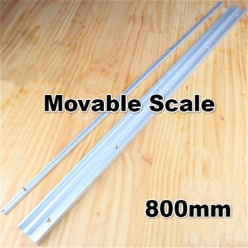 Aluminum Alloy T-Tracks with Scale and Miter Track Stop and T- Slot Miter Bar Track Router Table Saw Woodworking Workbench DIY