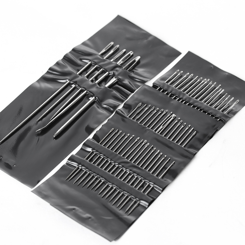 55PCS/Set NEW Useful Metal Silver Stainless Steel Sewing Needles Sewing Pins Set Home DIY Crafts Hand Tools