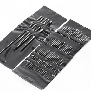 55PCS/Set NEW Useful Metal Silver Stainless Steel Sewing Needles Sewing Pins Set Home DIY Crafts Hand Tools