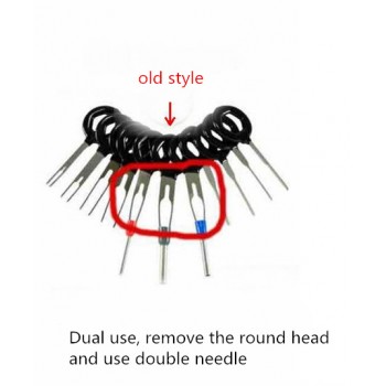 18Pcs/Set Auto Car Plug Circuit Board Wire Harness Terminal Connector Pin Extractor Kit Back Needle Remove Tool Set