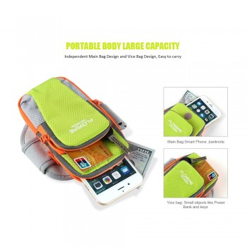 FLOVEME Sport Armband Hand Bag Case For iPhone 7 6 Cloth Gym Running Pouch Arm Band For iPhone 7 7s Plus Mobile Phone Holder Bag