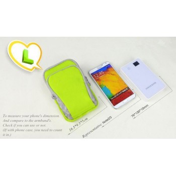 Universal Sports Armband Case Zippered Fitness Running Arm Band Bag Pouch Jogging Workout Cover for Mobile Phone Smartphone