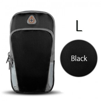 Universal Sports Armband Case Zippered Fitness Running Arm Band Bag Pouch Jogging Workout Cover for Mobile Phone Smartphone