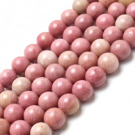 AAA Natural Rhodonite Stone Round Loose Beads  For Jewelry Making Bracelet ,Necklace 15.5 Pick Size 4 6 8 10 12mm