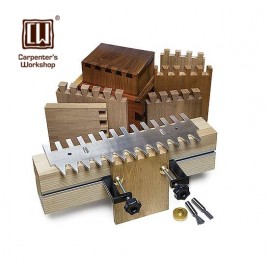 15,16 Dovetail template with 2 Pcs 1/4 Shank Dovetail Bit amp; Guide Bushing