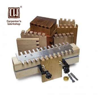 15,16 Dovetail template with 2 Pcs 1/4 Shank Dovetail Bit amp; Guide Bushing