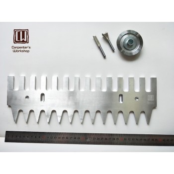 15,16 Dovetail template with 2 Pcs 1/4 Shank Dovetail Bit amp; Guide Bushing