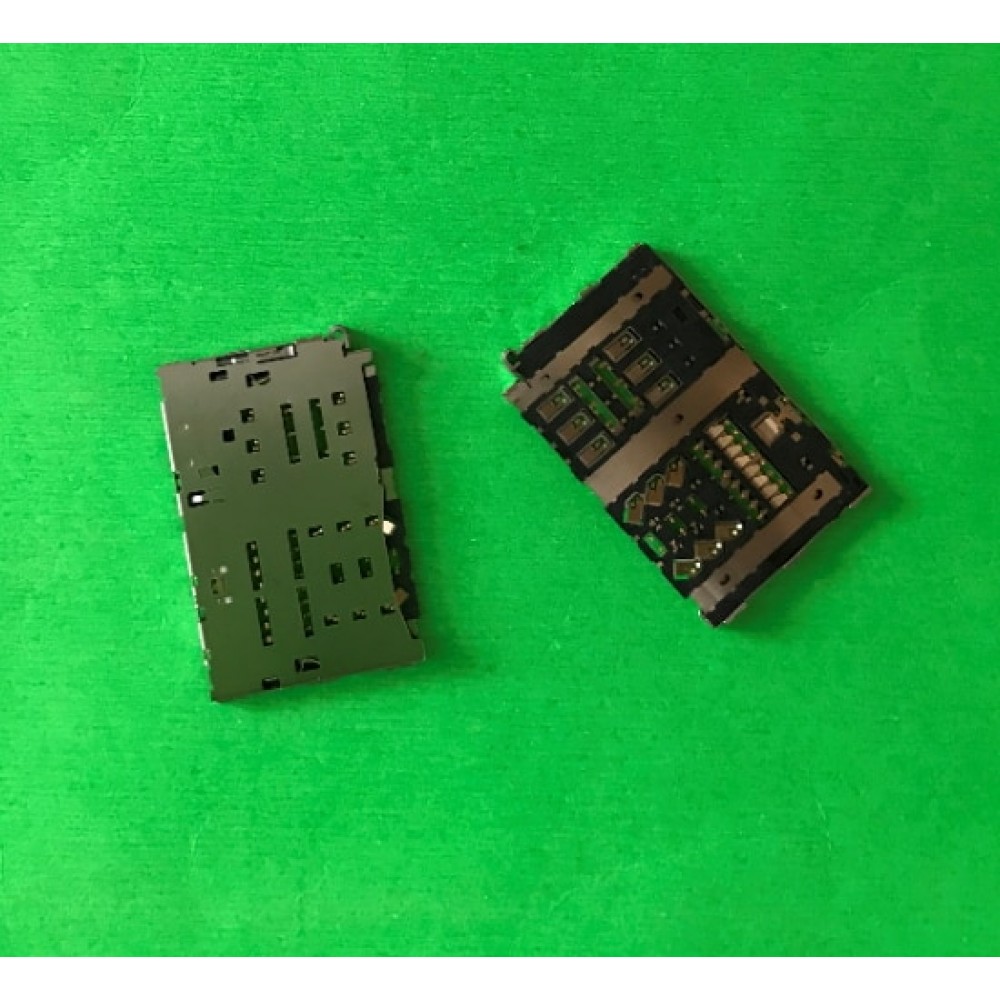 2pcs SIM Card Reader Slot tray Holder Connector module for LG G6 H870 H870DS LS993 VS988 H872 socket