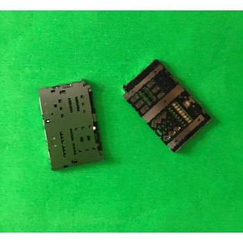 2pcs SIM Card Reader Slot tray Holder Connector module for LG G6 H870 H870DS LS993 VS988 H872 socket