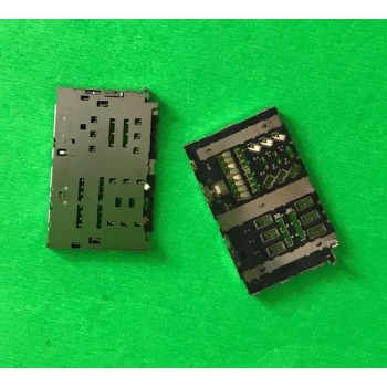2pcs SIM Card Reader Slot tray Holder Connector module for LG G6 H870 H870DS LS993 VS988 H872 socket