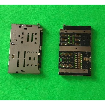 2pcs SIM Card Reader Slot tray Holder Connector module for LG G6 H870 H870DS LS993 VS988 H872 socket